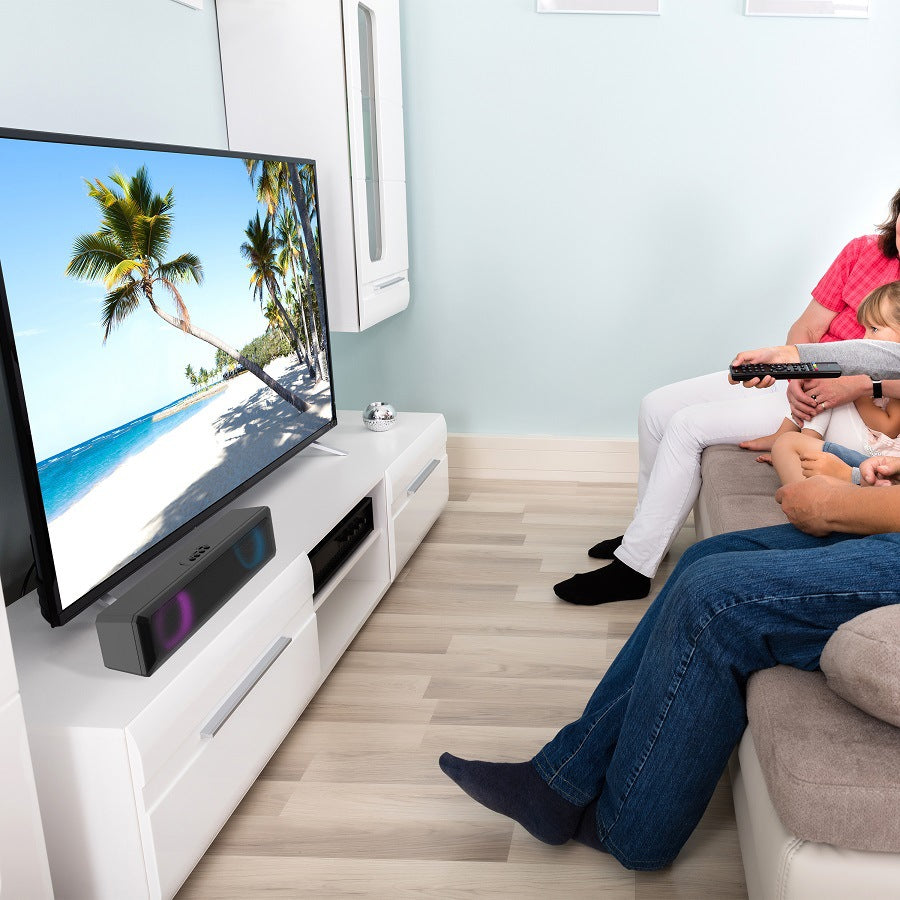 RGB Light Desktop Bluetooth Speaker Soundbar HiFi Stereo TV Computer Loudspeaker RGB Light Desktop Bluetooth Speaker Soundbar HiFi Stereo TV Computer Loudspeaker
